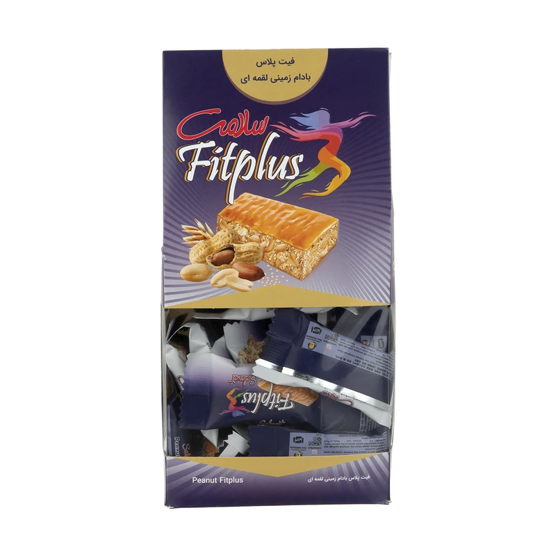 qualityq_90-51300 فیت پلاس بادام زمینی لقمه ای سلامت 280 گرم - تصویر 1