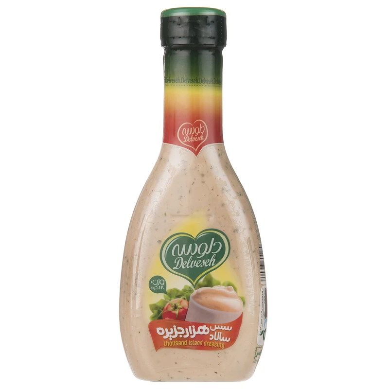 qualityq_90-51594 سس سالاد هزار جزیره دلوسه مقدار 430 گرم - تصویر 1