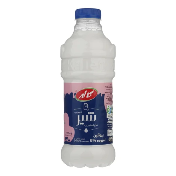 شیر کم چرب 6 درصد پروتئین کاله - 900 میلی لیتر