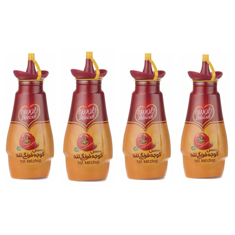 qualityq_90-51798 سس گوجه فرنگی تند زاپاتا دلوسه - 450 گرم بسته 4 عددی - تصویر 1