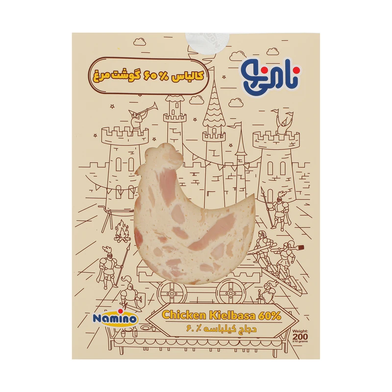 qualityq_90-52088 کالباس مرغ 60 درصد نامی نو - 200 گرم - تصویر 1