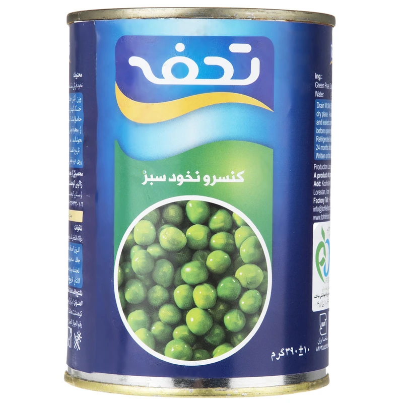 qualityq_90-52417 کنسرو نخود سبز تحفه مقدار 390 گرم - تصویر 1