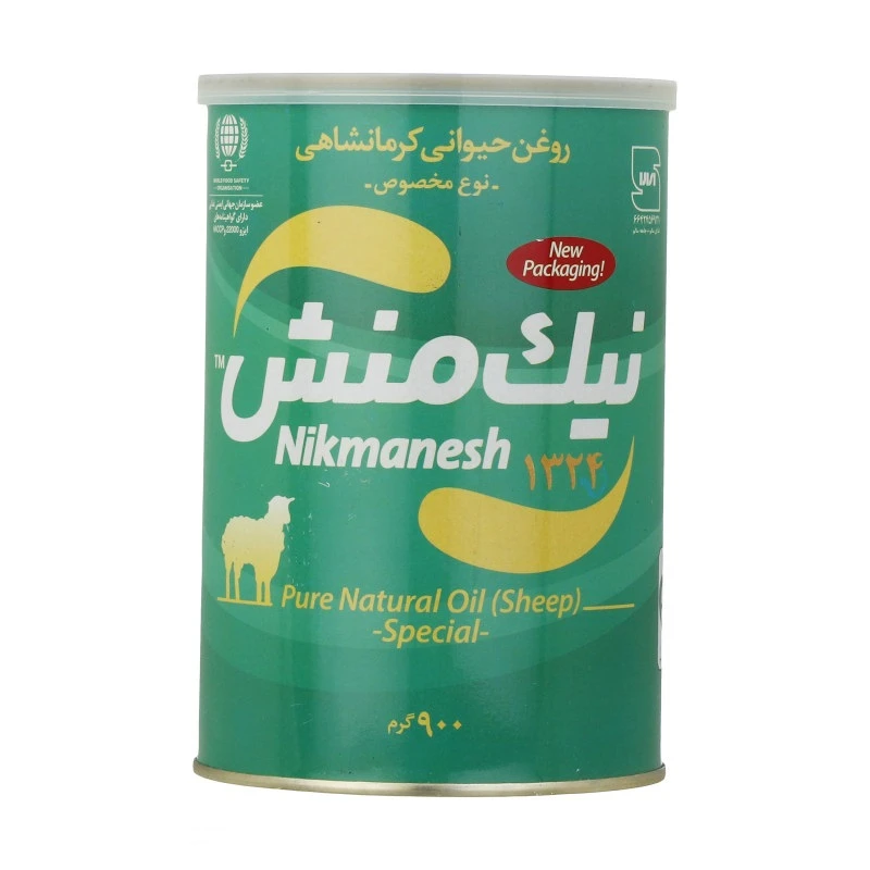 qualityq_90-52526 روغن حیوانی کرمانشاهی سبز نیک منش - 900 گرم - تصویر 1