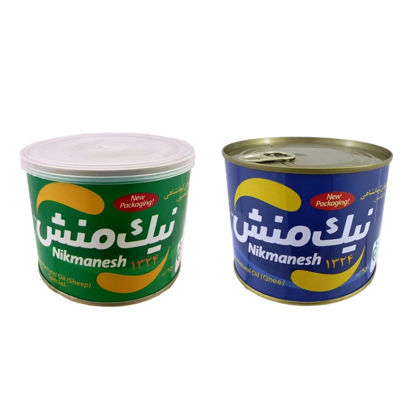 qualityq_90-52596 روغن حیوانی گاوی و روغن حیوانی گوسفندی نیک منش- 450 گرم بسته 2 عددی - تصویر 1