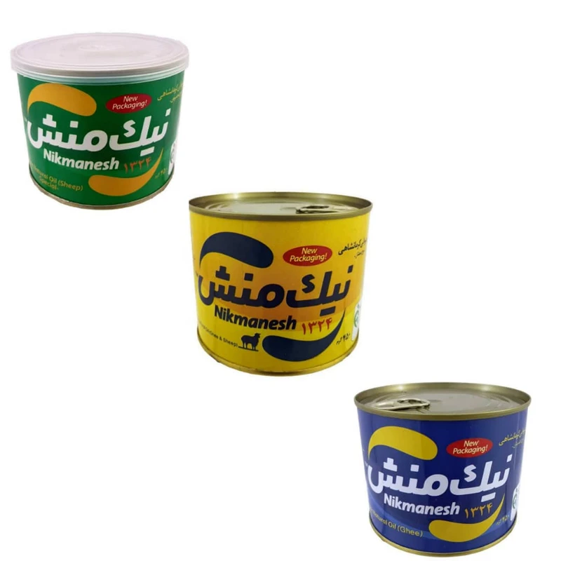 qualityq_90-52610 روغن حیوانی کرمانشاهی نیک منش مجموعه 3 عددی - تصویر 1