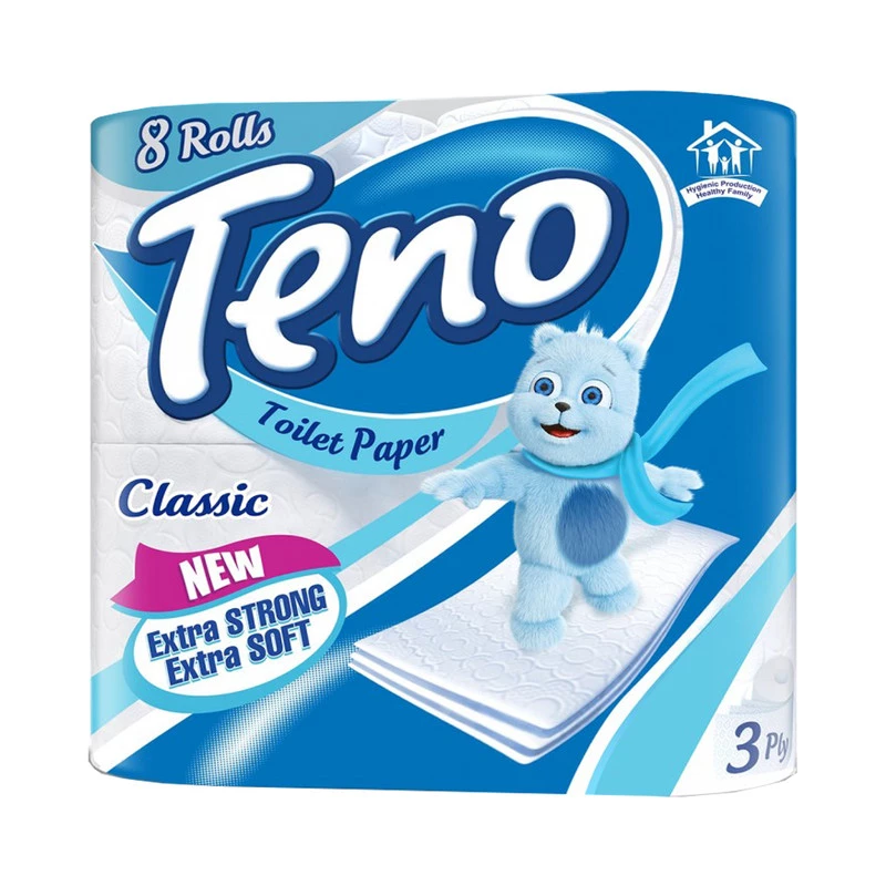 qualityq_90-52648 دستمال توالت تنو مدل soft w7 بسته 8 عددی - تصویر 1