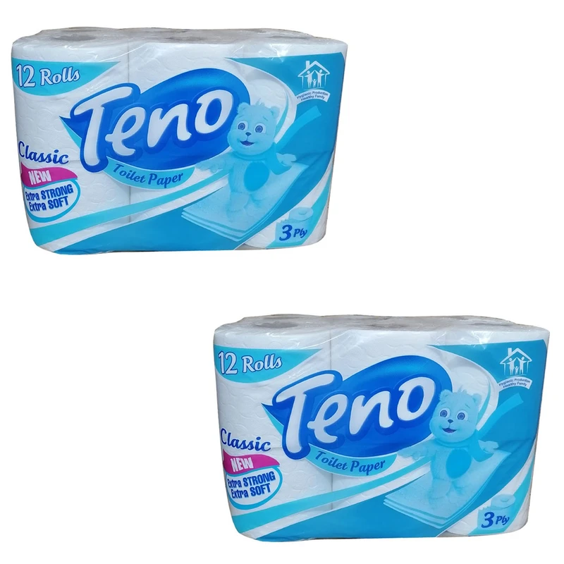 qualityq_90-52650 دستمال توالت تنو مدل اقتصادی مجموعه 24 عددی - تصویر 1