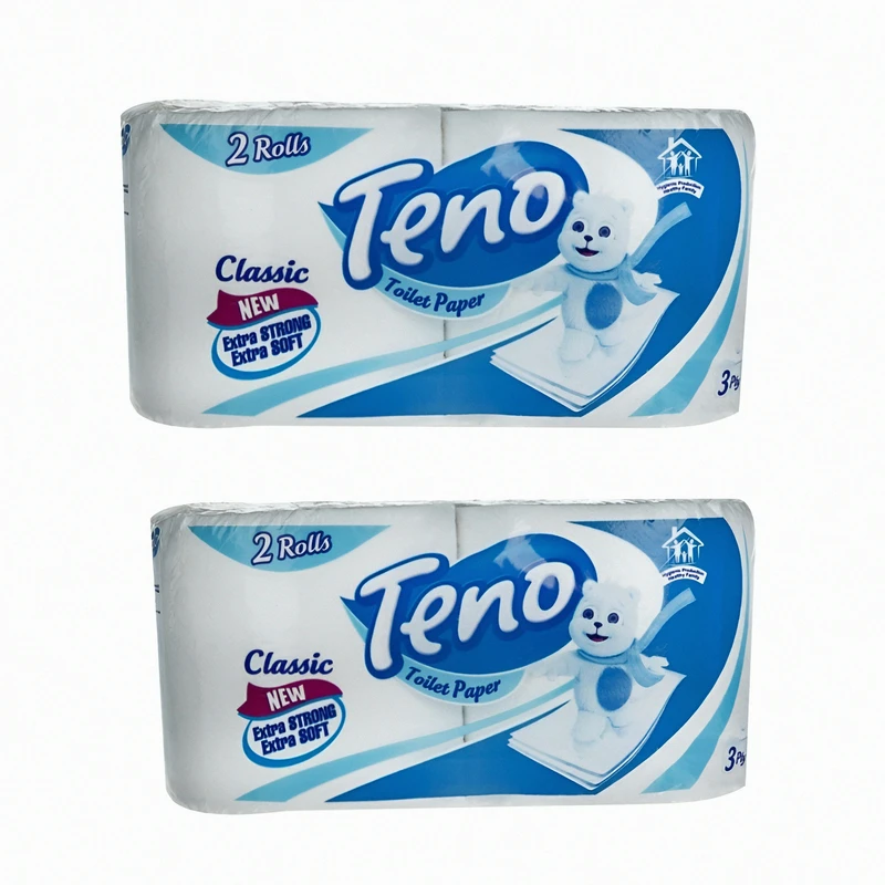 qualityq_90-52771 دستمال توالت 3 لایه تنو مدل Fgh بسته 2 عددی - تصویر 1