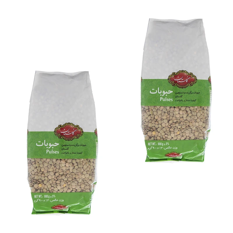 qualityq_90-5308 عدس گلستان - 900 گرم بسته 2 عددی - تصویر 1