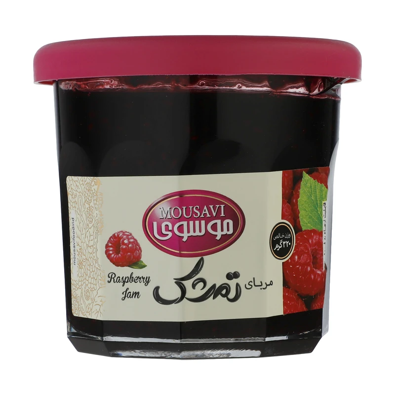 qualityq_90-53280 مربای تمشک موسوی - 320 گرم - تصویر 1