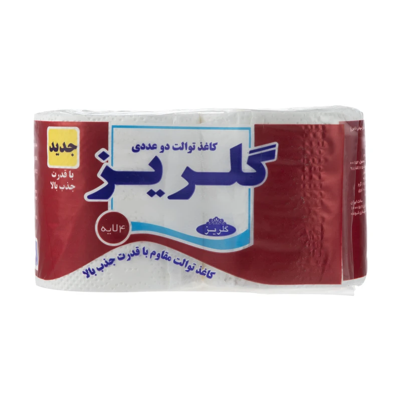 qualityq_90-53492 دستمال توالت گلریز کد 07 بسته 2 عددی - تصویر 1