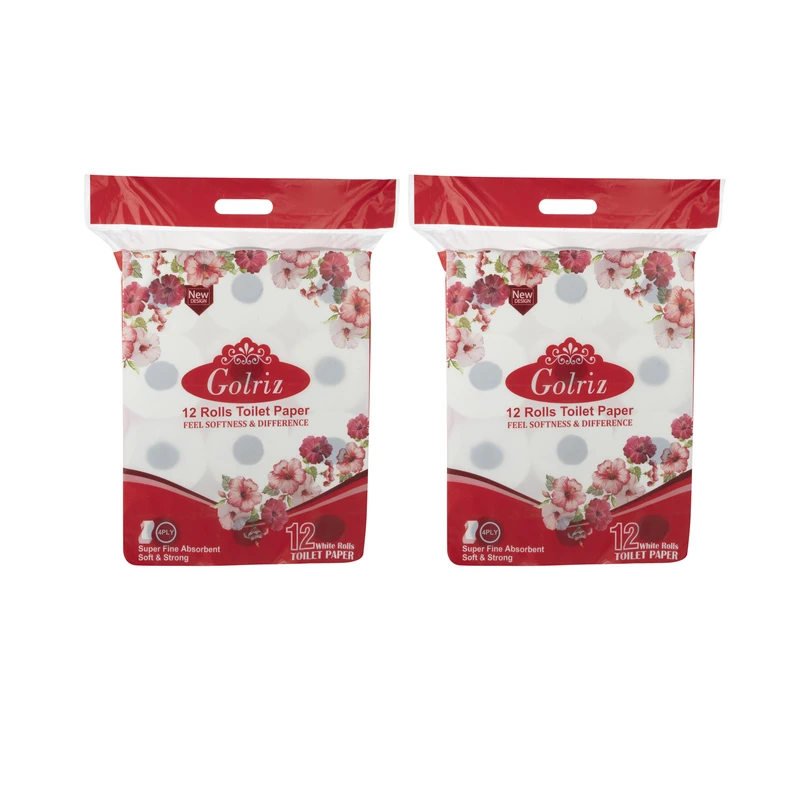 qualityq_90-53608 دستمال توالت گلریز مدل 001 مجموعه 2 عددی - تصویر 1