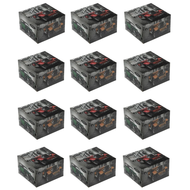 qualityq_90-53646 دستمال کاغذی 50 برگ گلریز مدل ماشين کلاسیک بسته 12 عددی - تصویر 1