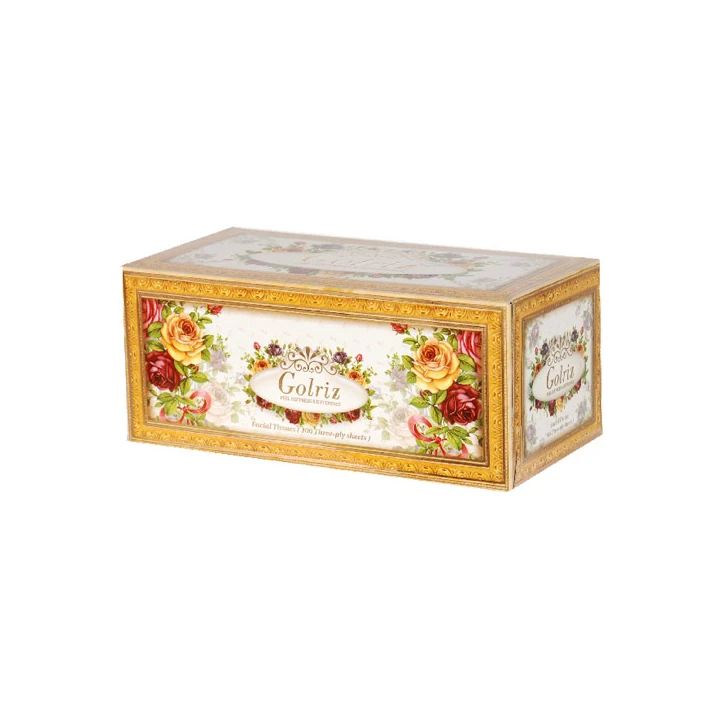 qualityq_90-53708 دستمال کاغذی 100 برگ گلریز مدل گل - تصویر 1