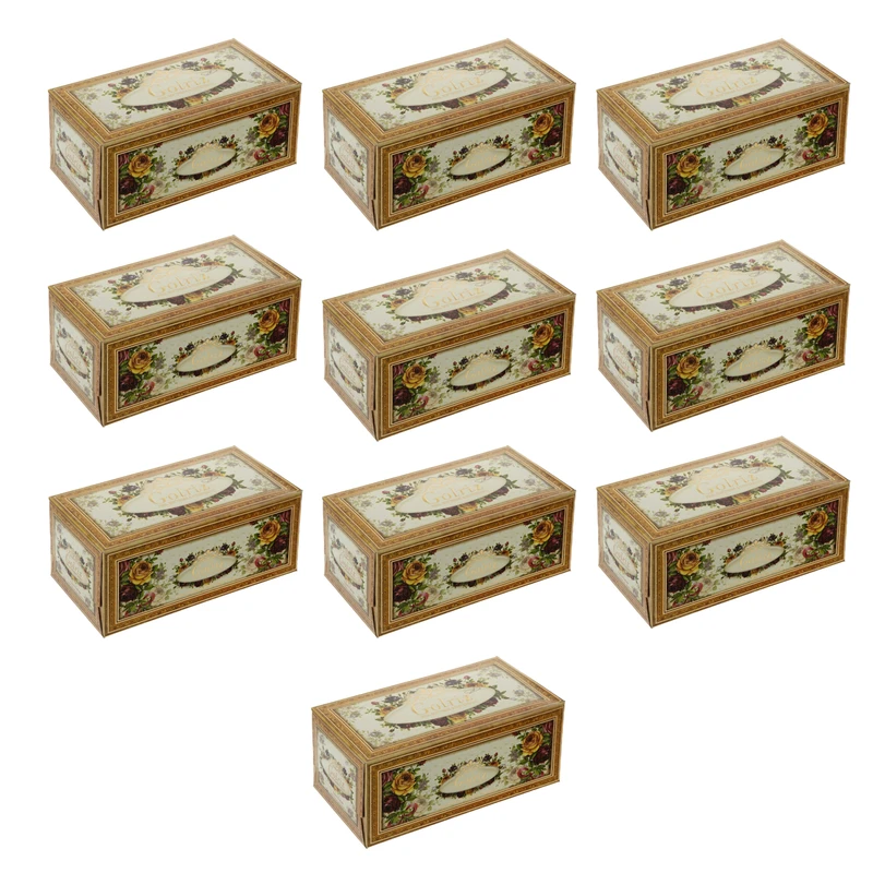 qualityq_90-53859 دستمال کاغذی 100برگ گلریز مدل 002 بسته 10 عددی - تصویر 1