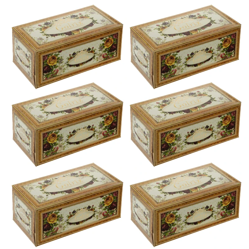 qualityq_90-53996 دستمال کاغذی 100 برگ گلریز مدل 002 بسته 6 عددی - تصویر 1