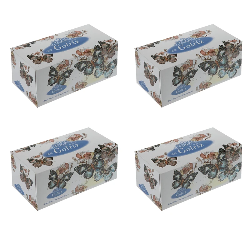 qualityq_90-54020 دستمال کاغذی 100 برگ گلریز گلدار مدل افسون بسته 4 عددی - تصویر 1