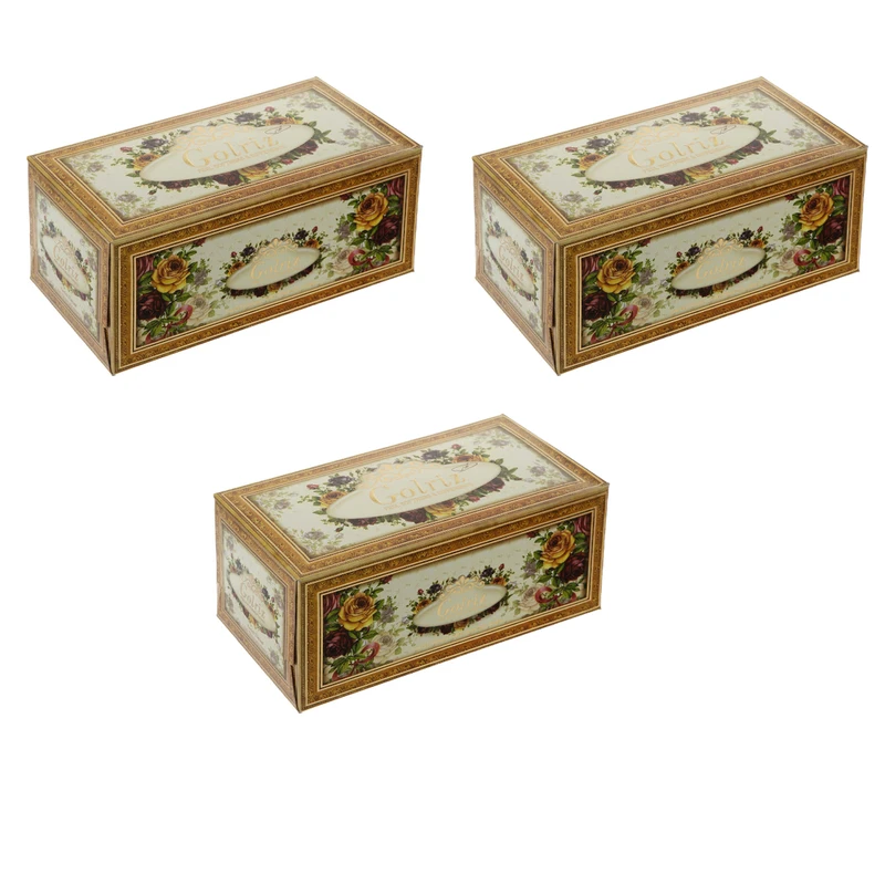 qualityq_90-54093 دستمال 100 برگ کاغذی گلریز مدل 002 بسته 3 عددی - تصویر 1