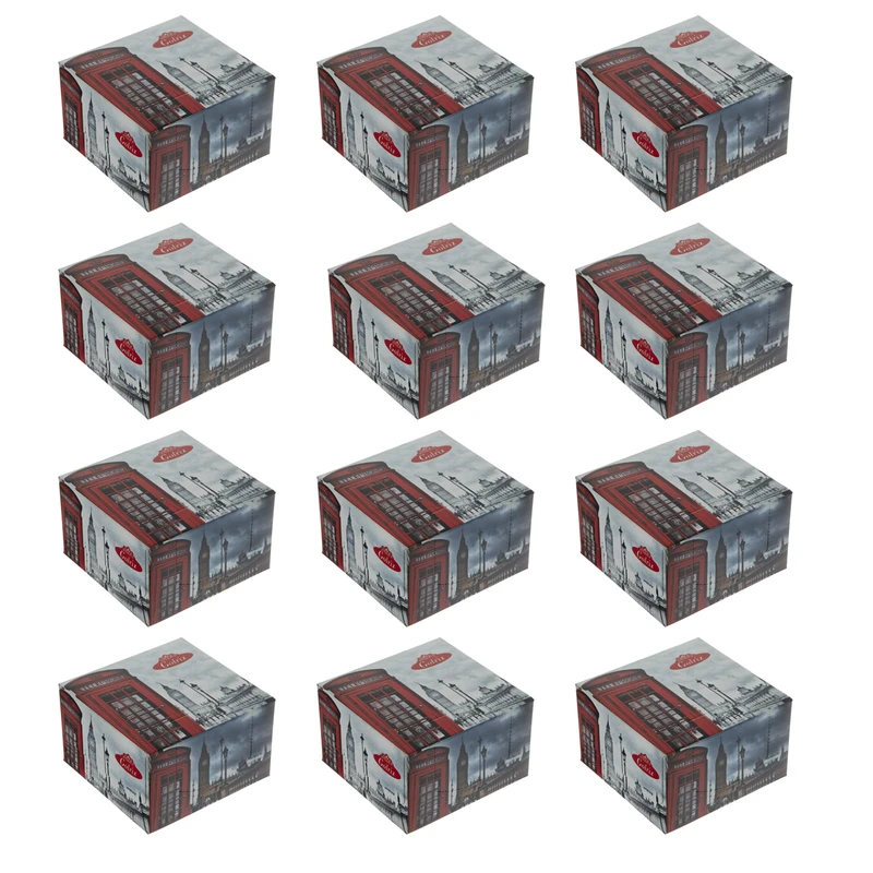 qualityq_90-54108 دستمال کاغذی 50 برگ گلریز مدل لندن بسته 12 عددی - تصویر 1