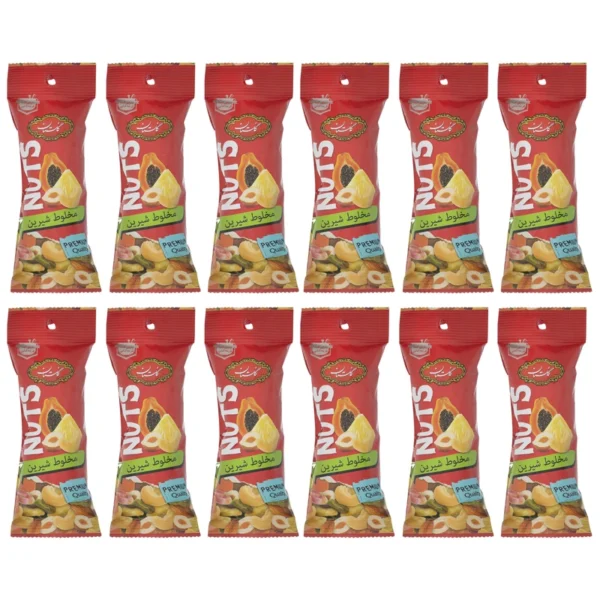 نخودچی و کشمش گلستان - 30 گرم - بسته 12 عددی