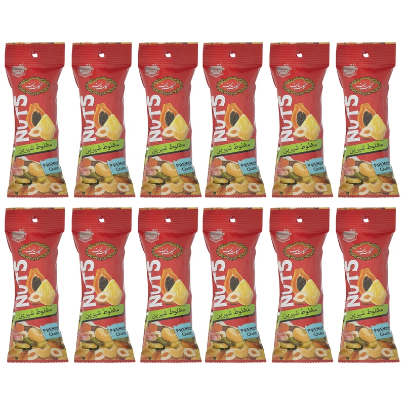 qualityq_90-5427 نخودچی و کشمش گلستان - 30 گرم - بسته 12 عددی - تصویر 1