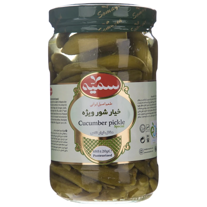 qualityq_90-54594 خیارشور ویژه سمیه مقدار 680 گرم - تصویر 1
