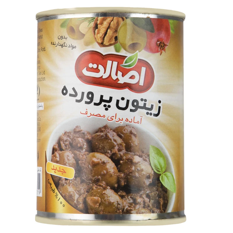 qualityq_90-55338 زیتون پرورده اصالت مقدار 360 گرم - تصویر 1