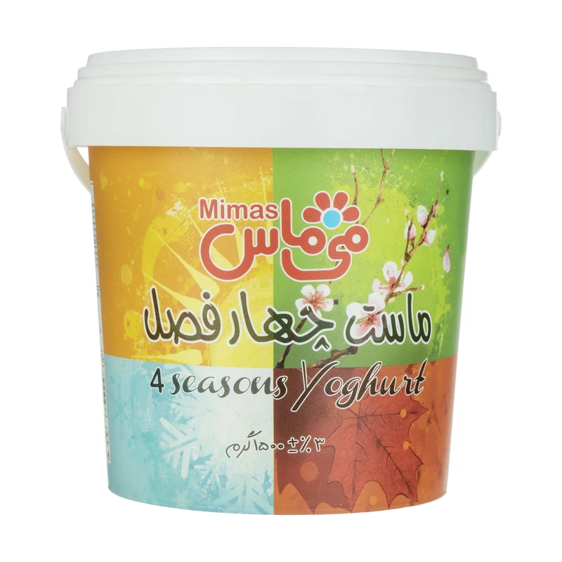 qualityq_90-56416 ماست چهار فصل می ماس مقدار 1.5 کیلوگرم - تصویر 1