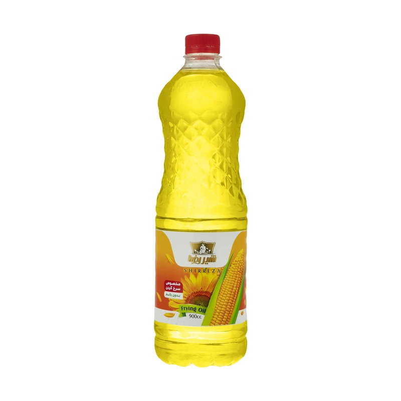 qualityq_90-56588 روغن سرخ کردنی ذرت و آفتابگردان و کانولا شیررضا - 900 میلی لیتر - تصویر 1
