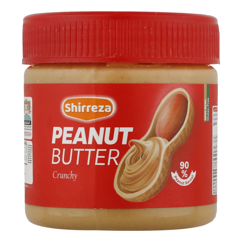 qualityq_90-56630 کره بادام زمینی کرانچی شیررضا - 265 گرم - تصویر 1