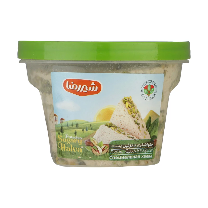 qualityq_90-56679 حلوا شکری پسته ای ویژه شیرضا - 450 گرم - تصویر 1