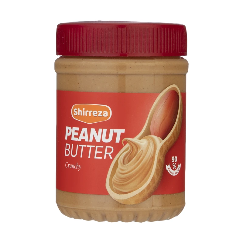 qualityq_90-56715 کره بادام زمینی کرانچی شیررضا - 400 گرم - تصویر 1