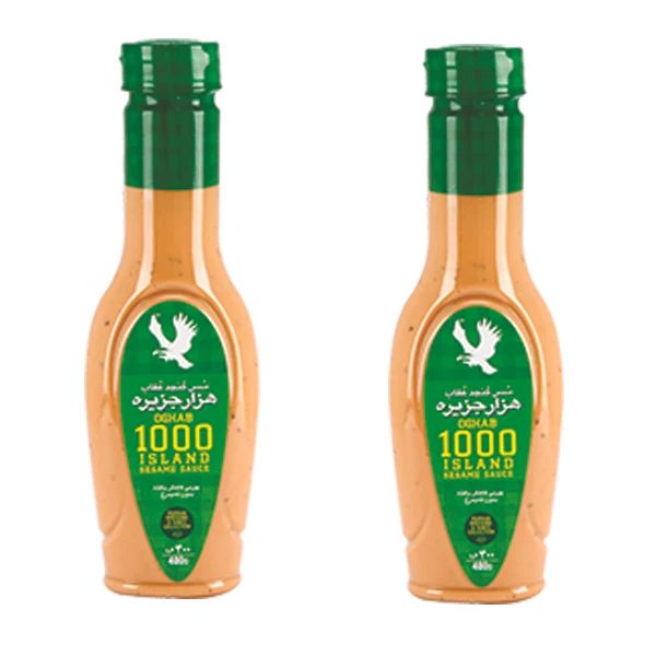 qualityq_90-58013 سس کنجد هزار جزیره عقاب - 400 گرم بسته 2 عددی - تصویر 1