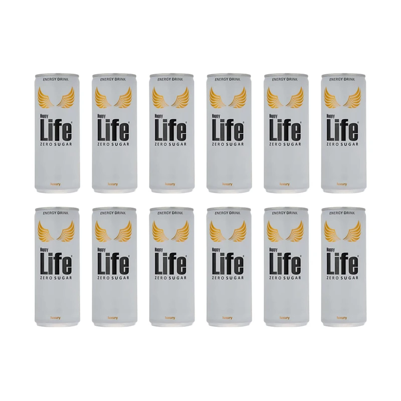 qualityq_90-58596 نوشابه انرژی زا بدون شکر لایف - 250 میلی لیتر بسته 12 عددی - تصویر 1