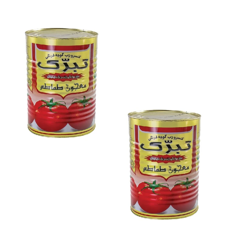 qualityq_90-58756 رب گوجه فرنگی تبرک مقدار 400 گرم بسته 2 عددی - تصویر 1