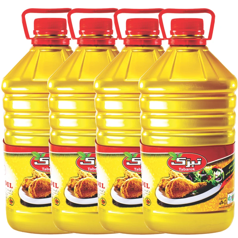 qualityq_90-58813 روغن سرخ کردنی تبرک - 3 لیتر بسته 4 عددی - تصویر 1