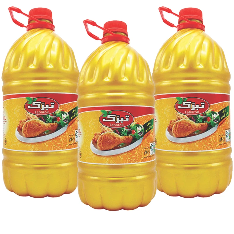 qualityq_90-58827 روغن مخصوص سرخ کردنی تبرک - 5 لیتر بسته 3 عددی - تصویر 1