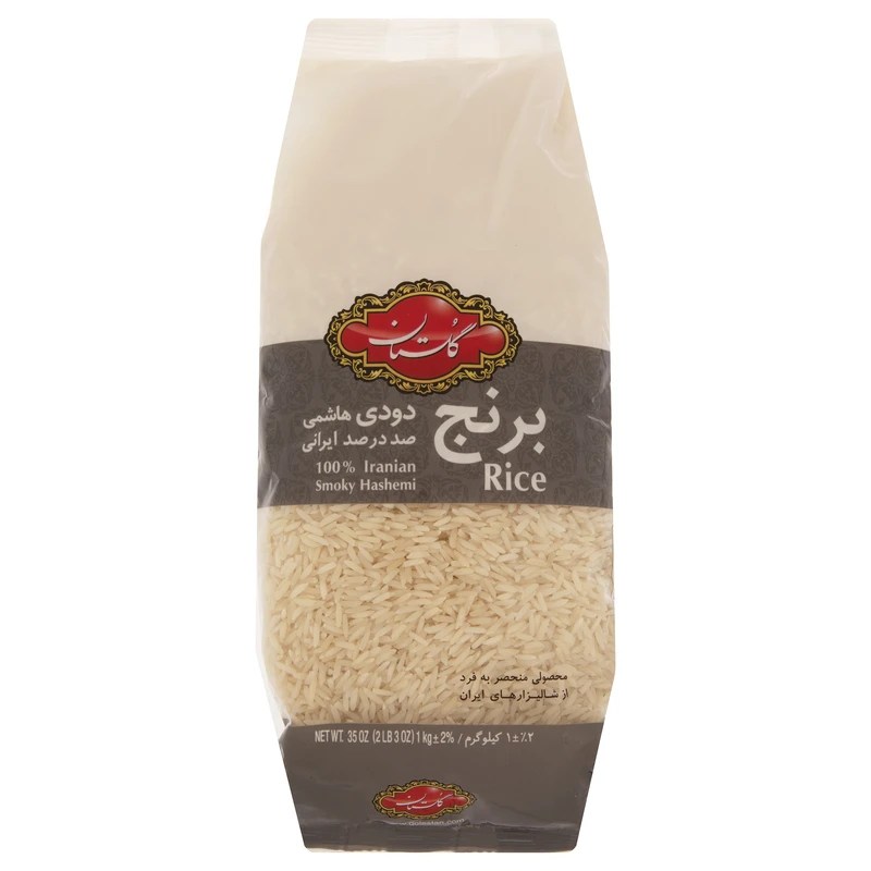 qualityq_90-6043 برنج دودی هاشمی گلستان - 1 کیلوگرم - تصویر 1