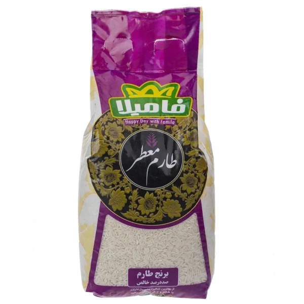 برنج طارم فامیلا مقدار 2.26 کیلوگرم