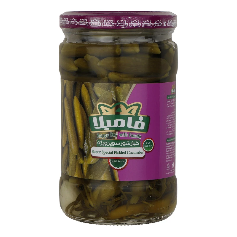 qualityq_90-6907 خیارشور سوپر ویژه فامیلا - 660 گرم - تصویر 1