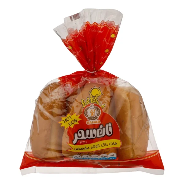 ‫نان هات داگ کوتاه مخصوص نان سحر - 290 گرم ‬‏