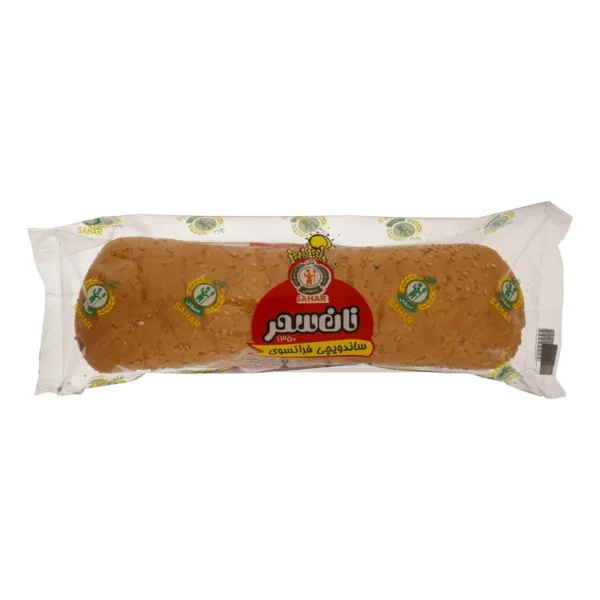 ‫نان ساندويچی فرانسوی کنجدی‬‏ نان سحر - 85 گرم