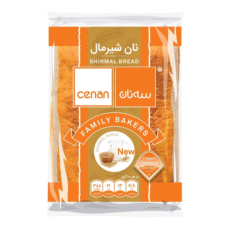 qualityq_90-7150 نان شیرمال سه نان مقدار 340 گرم - تصویر 1