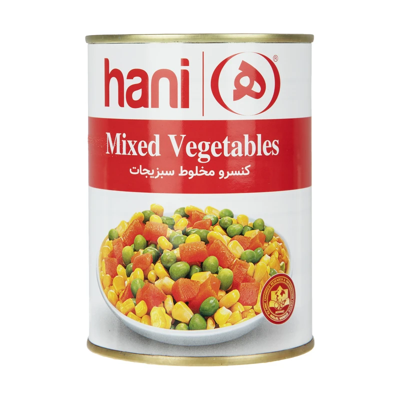 qualityq_90-8081 کنسرو مخلوط سبزیجات هانی - 380 گرم - تصویر 1