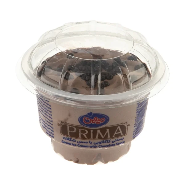 بستنی کاکائویی با سس شکلات میهن - 170 میلی لیتر