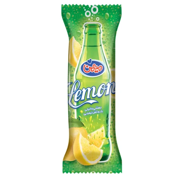 بستنی وانیلی با روکش لیمویی میهن - 55 گرم